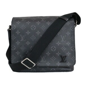 Louis Vuitton District Monogram Eclipse Black Gray Shoulder Bag